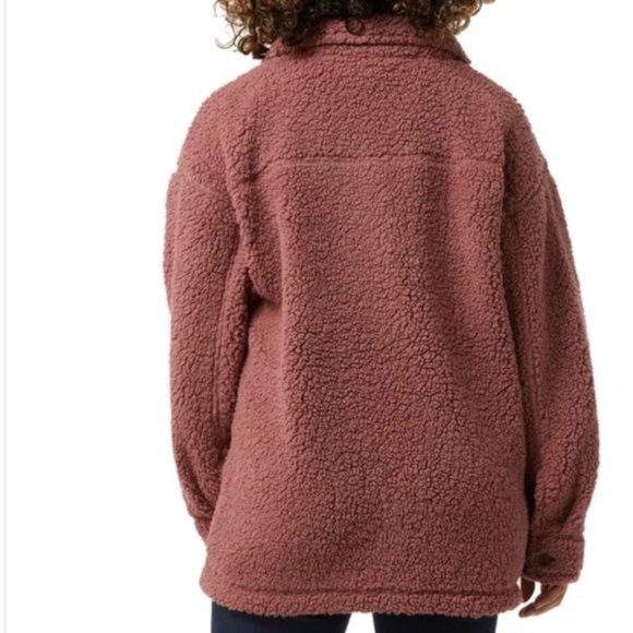 32 Degrees Cozy Shirt Jacket Pink New with Tags - Picture 4 of 4